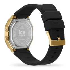 Montre Digitale Femme S ICE WATCH DIGIT RETRO GOLD Silicone Black