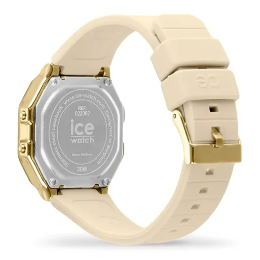 Montre Digitale Femme S ICE WATCH DIGIT RETRO Silicone Almond Skin