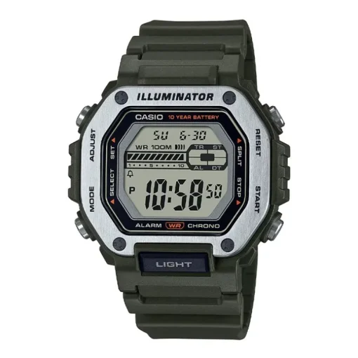 Montre Digitale Homme CASIO STANDARD Résine Vert
