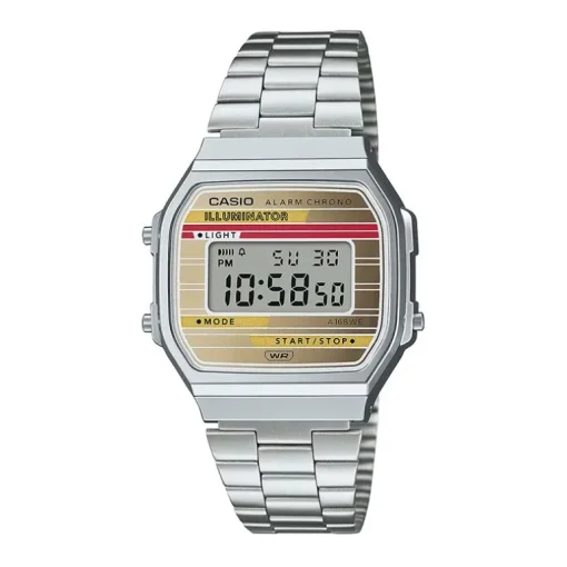 Montre Digitale Mixte CASIO ICONIC Acier Argenté