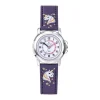 Montre Enfant CERTUS JUNIOR LICORNE Cuir Violet