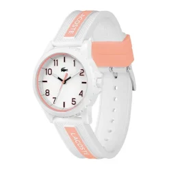 Montre Enfant LACOSTE RIDER Silicone Blanc et Rose