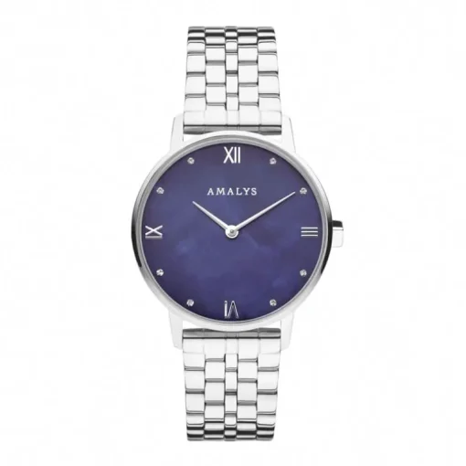 Montre femme AMALYS MADISON acier argenté