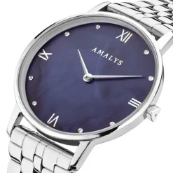 Montre femme AMALYS MADISON acier argenté