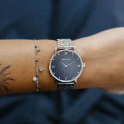 Montre femme AMALYS MADISON acier argenté