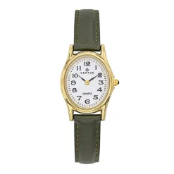Montre Femme Analogique CERTUS Cuir vert 646447