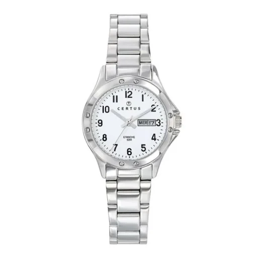 Montre Femme Analogique CERTUS Acier Argenté 641381