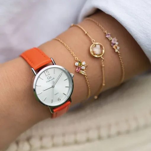 Montre Femme Analogique GO Cuir Orange 699479