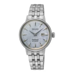 Montre Femme Automatique Seiko Presage Cocktail Time Sky Diving Acier Argenté SRE007J1