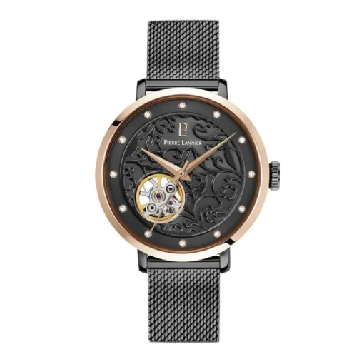 Montre Femme Automatique PIERRE LANNIER Acier Gris