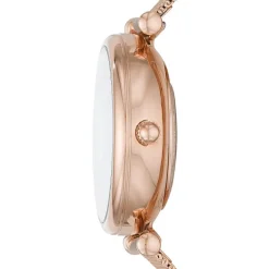montre femme automatique FOSSIL Carlie acier doré rose