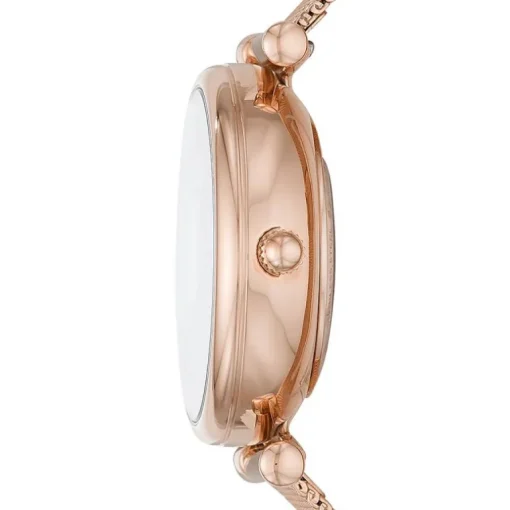 montre femme automatique FOSSIL Carlie acier doré rose