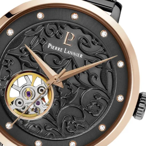 Montre Femme Automatique PIERRE LANNIER Acier Gris