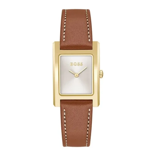 Montre Femme Boss Lucy Cuir Marron 1502742