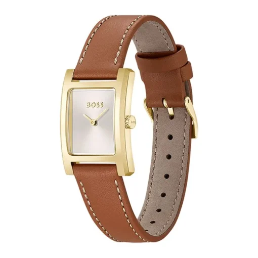 Montre Femme Boss Lucy Cuir Marron 1502742