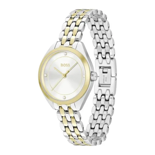 Montre Femme BOSS MAE Acier Bicolore