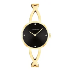 Montre Femme Calvin Klein Sculpted Embrace Acier Doré 25100059