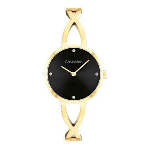 Montre Femme Calvin Klein Sculpted Embrace Acier Doré 25100059