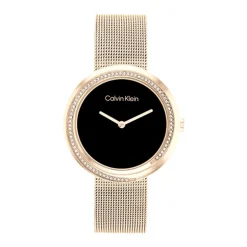 Montre Femme CALVIN KLEIN SCULPTURAL Acier Doré Rose 25200151