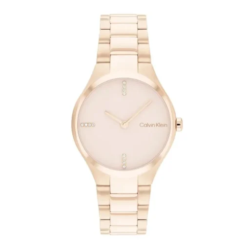 Montre Femme CALVIN KLEIN ADMIRE Acier Doré Rose 25200334