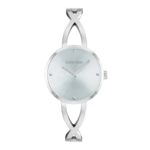 Montre Femme Calvin Klein Sculpted Embrace Acier Argenté 25100058