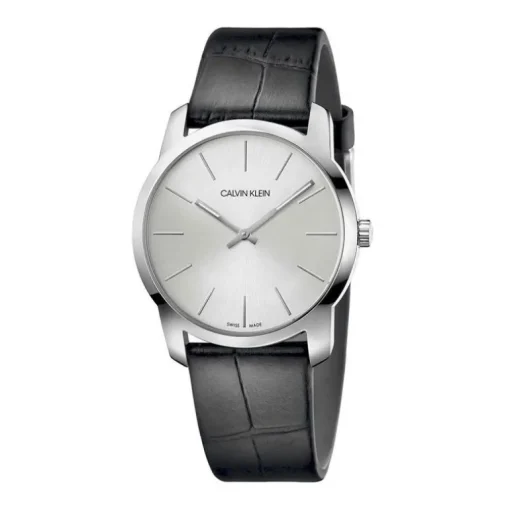 Montre Femme Calvin Klein City cuir noir