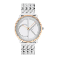 montre femme CALVIN KLEIN iconic mesh acier argenté 25200033