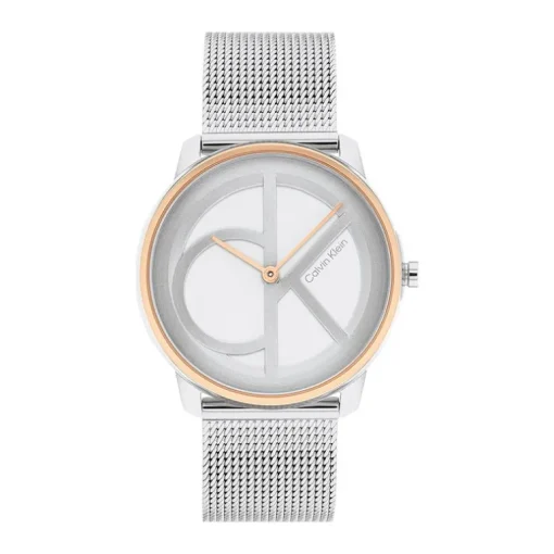 montre femme CALVIN KLEIN iconic mesh acier argenté 25200033