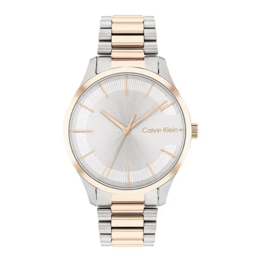 montre femme CALVIN KLEIN iconic acier bicolore 25200044