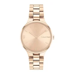montre femme CALVIN KLEIN linked acier doré rose 25200131