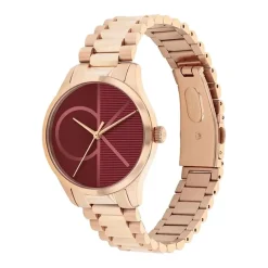 Montre Femme CALVIN KLEIN ICONIC ROUGE Acier Doré Rose 25200366