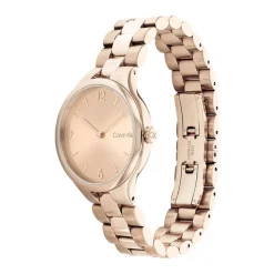 montre femme CALVIN KLEIN linked acier doré rose 25200131