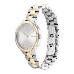 montre femme CALVIN KLEIN linked acier bicolore 25200132
