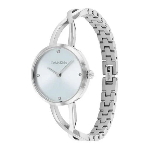 Montre Femme Calvin Klein Sculpted Embrace Acier Argenté 25100058