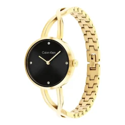 Montre Femme Calvin Klein Sculpted Embrace Acier Doré 25100059