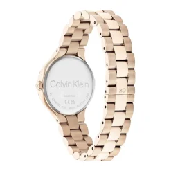 montre femme CALVIN KLEIN linked acier doré rose 25200131