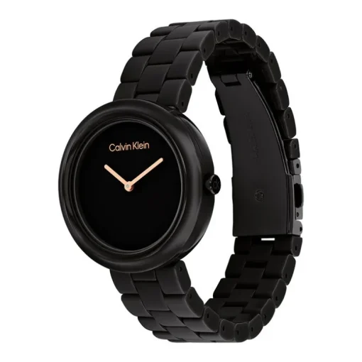 Montre Femme Calvin Klein Pure Céramique Noire 25100075