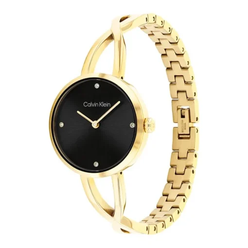 Montre Femme Calvin Klein Sculpted Embrace Acier Doré 25100059