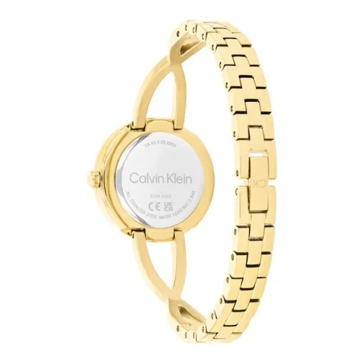 Montre Femme Calvin Klein Sculpted Embrace Acier Doré 25100059