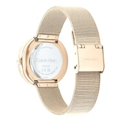 Montre Femme CALVIN KLEIN SCULPTURAL Acier Doré Rose 25200151