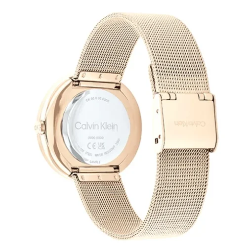 Montre Femme CALVIN KLEIN SCULPTURAL Acier Doré Rose 25200151