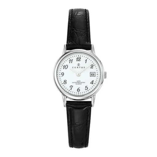 Montre Femme CERTUS Cuir Noir