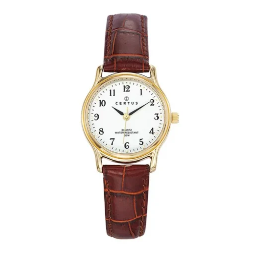 Montre Femme CERTUS Cuir Brun