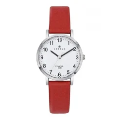 Montre Femme CERTUS Cuir Rouge