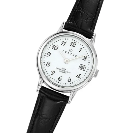 Montre Femme CERTUS Cuir Noir