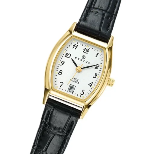 Montre Femme CERTUS Cuir Noir
