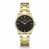 montre femme cluse Féroce petite acier doré