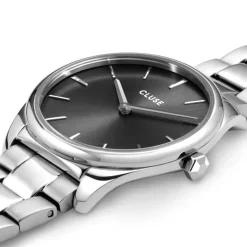 montre femme cluse Féroce petite acier argenté