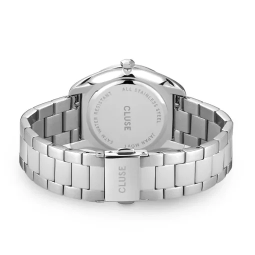 montre femme cluse Féroce acier argenté