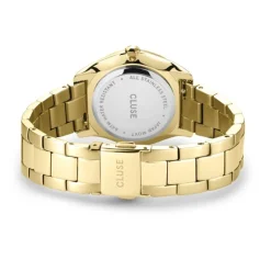 montre femme cluse Féroce petite acier doré